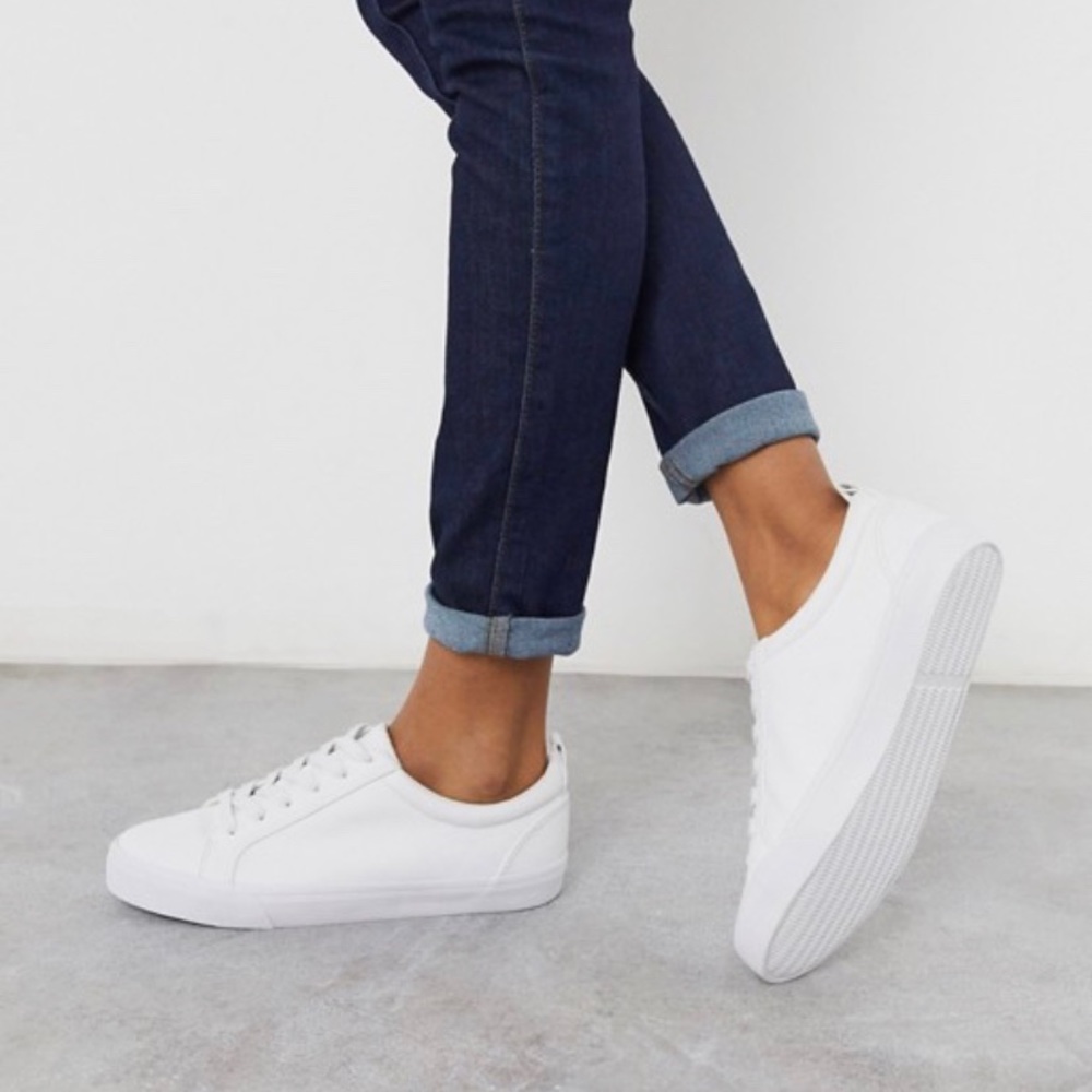 ASOS White Canvas Sneakers